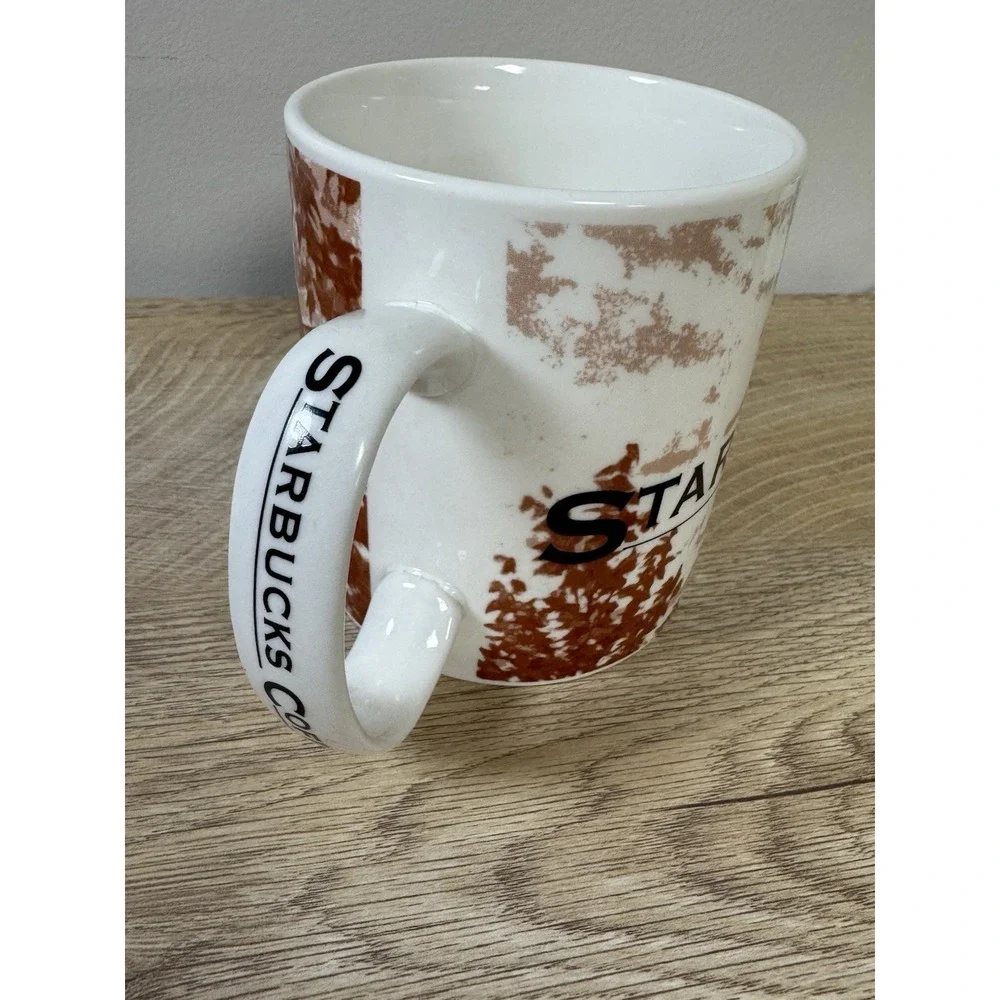 Starbucks Coffee Mug Cityscape  Seattle 2002 Barista cup Pour Your Heart Into It